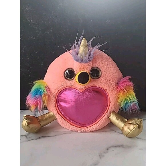 Zuru Flamingo Plush With Heart Tummy - Picture 1 of 10